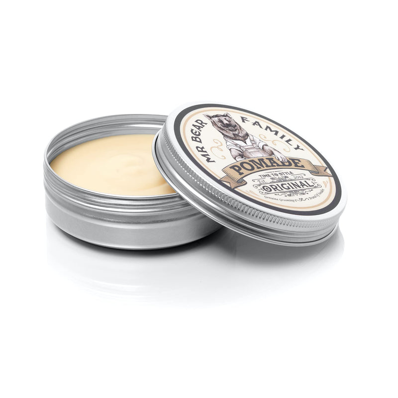 [Australia] - Hair Pomade for Men – Water Based Medium Hold Mens Hair Styling Pomade Contains Volumising Bentonite Clay – Texturising Non Greasy Anti Dandruff Pomade For That Natural Healthy Shine – Original 100ml 
