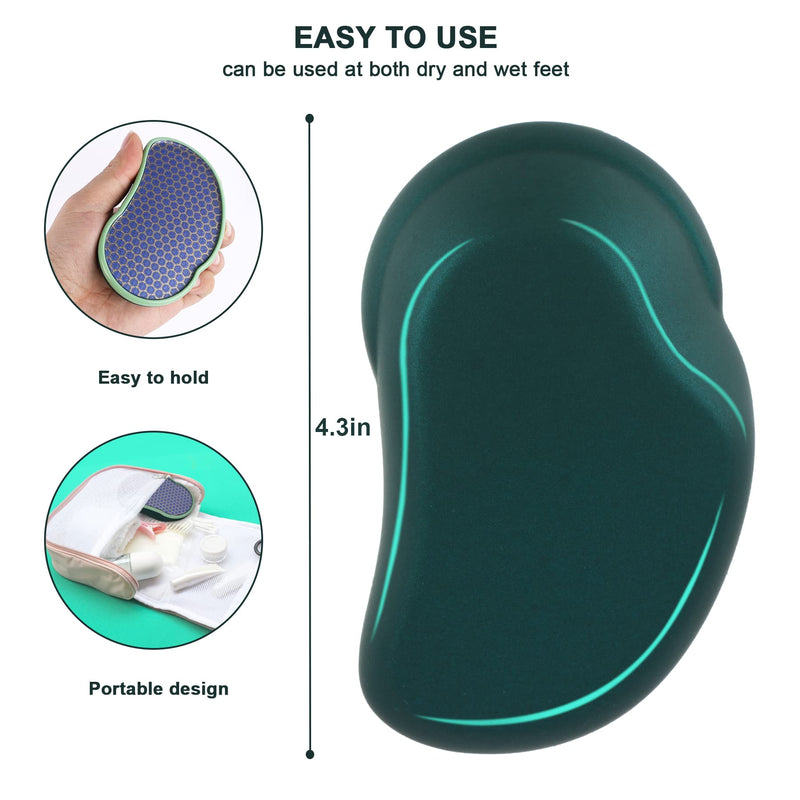 [Australia] - SIRALMNO Upgrade 2-in-1 Nano Glass Callus Remover,Foot Scraper which Used Wet and Dry Callus Removal,Foot Rasp for Hard&Dead Skin Foot Care,Safe & Portable Foot File 