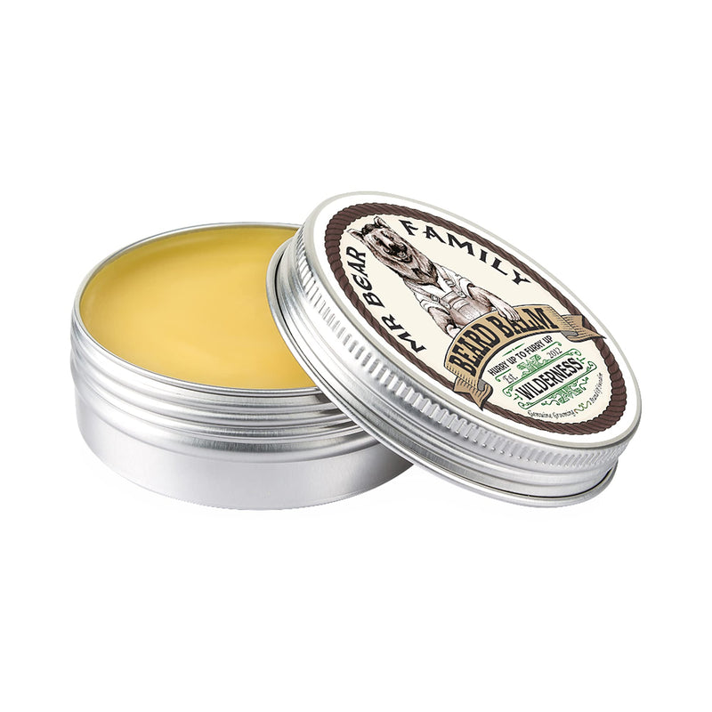 [Australia] - Beard Balm Beard Wax for Men – Nourishing Beard Conditioner Beard Moisturiser Contains Shea Beard Butter + Beeswax + Jojoba Oil – Scented Beard Softener Styling Balm 60ml (Wilderness, 60ml) Wilderness 