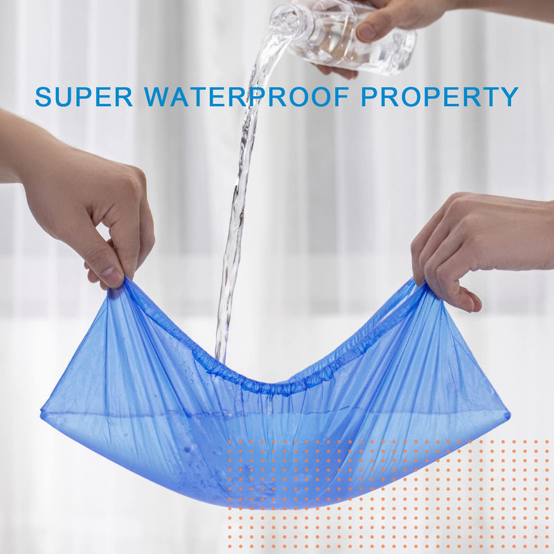 [Australia] - KCTUKA Disposable Shoe Covers, 50 PCS (25 Pairs) Green Convenience Boot Cover, Waterproof, Non slip, Dust proof, Protect Your Shoes, Floor, Carpet, One Size Fit Most 50 Pack (25 Pairs ) 