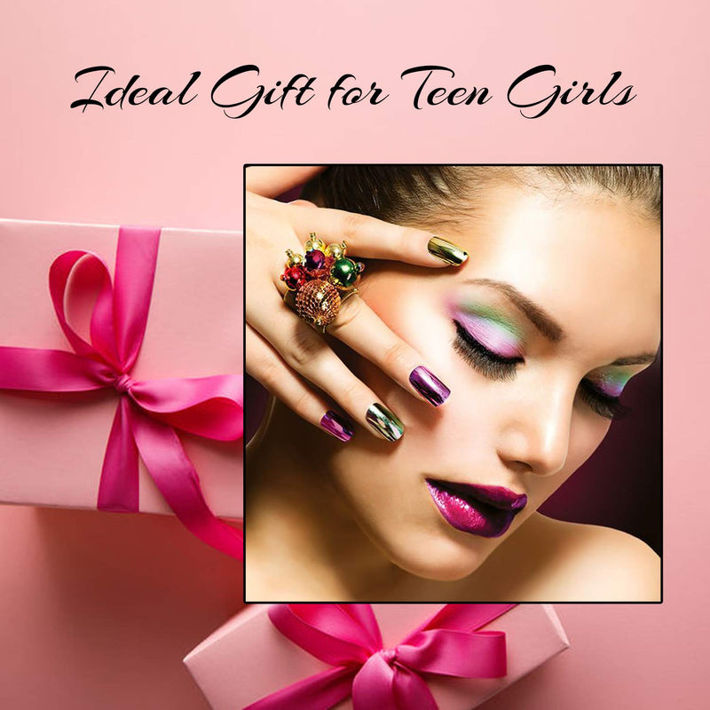 [Australia] - Makeup Kits for Teens - Flower Make Up Pallete Gift Set for Teen Girls and Women - Petals Expand to 3 Tiers -Variety Shade Array - Full Starter Kit for Beginners or Cosplay by Toysical 