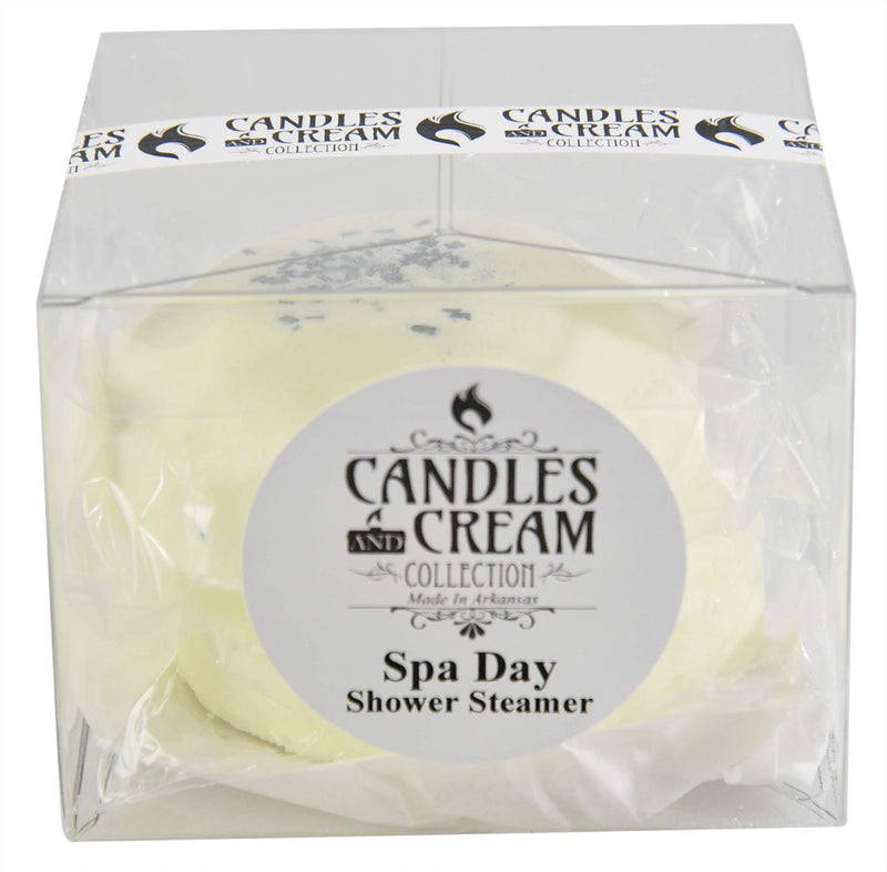 [Australia] - Candles and Cream Spa Day Shower Steamer-Aromatherapy & Stress Relief, Restore & Soothe Body-Set of 2 