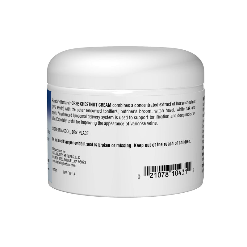 [Australia] - Planetary Herbals Horse Chestnut Cream - Tonifier for Tissues and Vein Appearance - 2 oz 