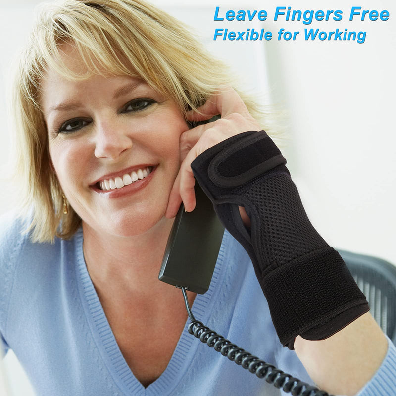 [Australia] - Carpal Tunnel Wrist Brace Night Support, PEIZSON Wrist Support Braces Right Hand with Splint for Tendonitis, Arthritis, Sprain, Carpal Tunnel Syndrome, Carpal Tunnel Pain Relief Brace for Men & Women L/XL 