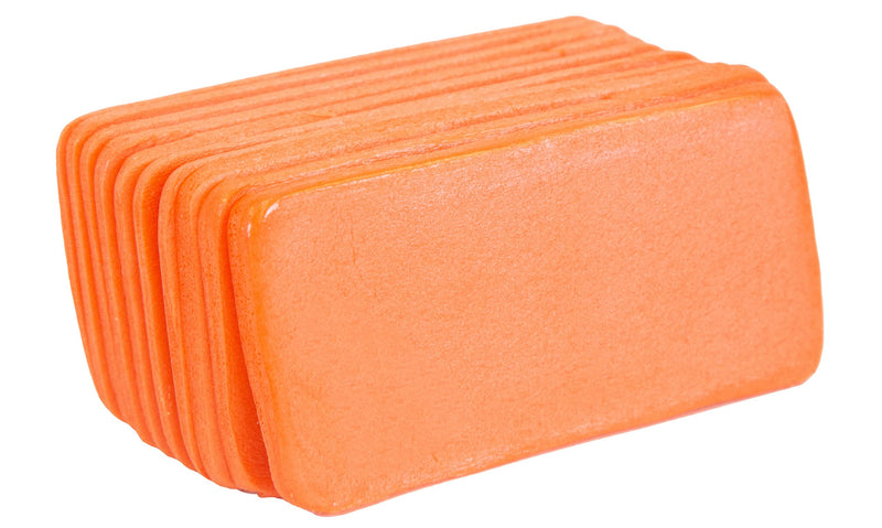 [Australia] - Primacare IS-5202 (Pack of 10) Padded Aluminum Finger Splints, Finger Brace for Pain Relief Sport Injuries, Basketball, Finger Buddy Wraps for Broken, Swollen Fingers or Dislocated Joint, 2", Orange 