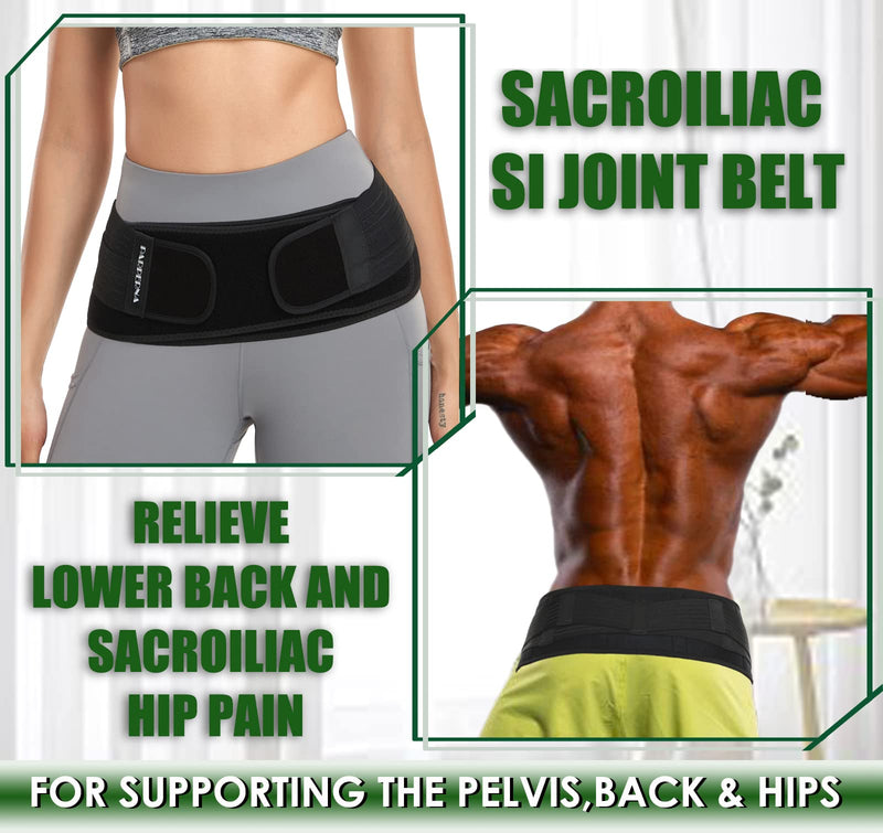 [Australia] - Sacroiliac SI Hip Belt for Women Men SI Joint Hip Belt - Lower Back Support Brace - Hip Braces for Hip Pain - Pelvic Support Belt - Adjustable Sciatica Pelvis Lumbar Pain Relief Trochanter Brace,REGULAR (Hip Size 30"-45") REGULAR (Hip Size 30-45 inch) 
