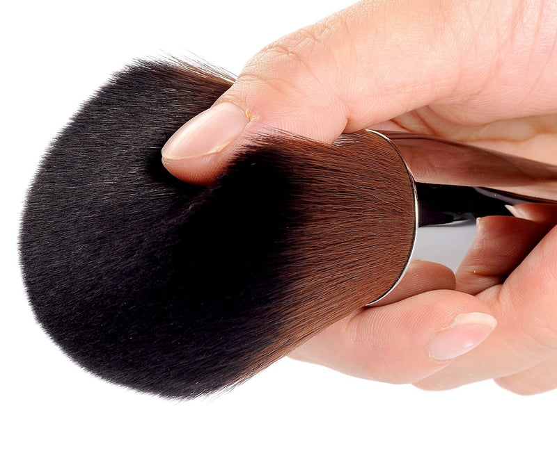 [Australia] - CLOTHOBEAUTY Premium Synthetic Kabuki Makeup Brush Kit, Incredible Soft, X-Large Powder Blush Bronzer Brush 