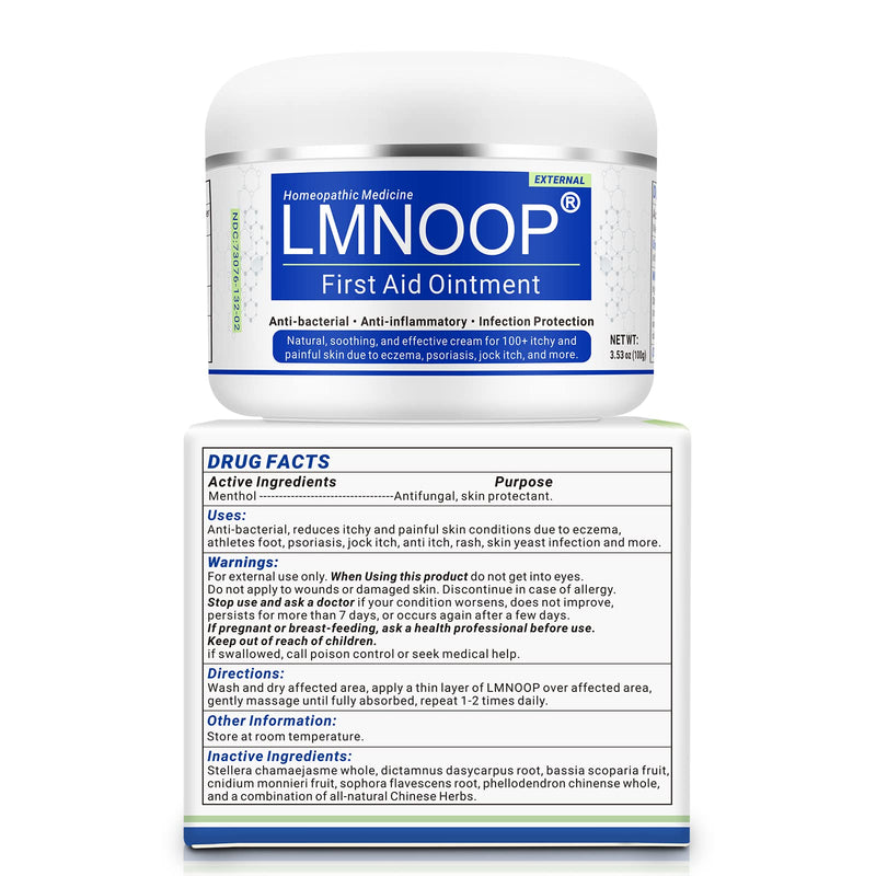 [Australia] - LMNOOP Eczema Cream for Dry, Itchy, Irritated, and Eczema Prone Skin, Maximum Strength Treatment Ointment for Rash, Psoriasis, Dermatitis, Beriberi (3.53oz) 3.53 Ounce 