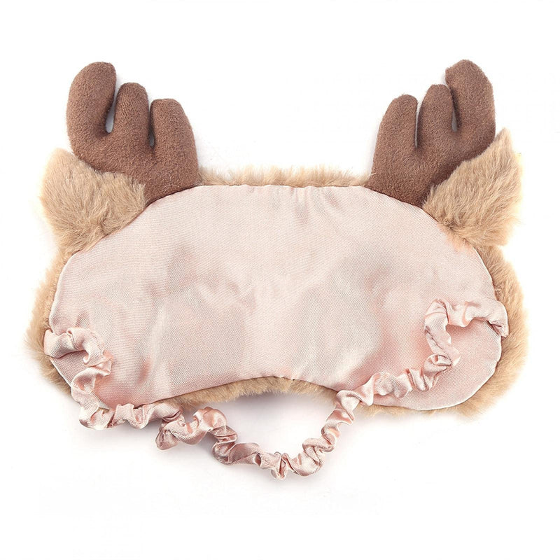 [Australia] - Christmas Sleeping Mask Cute Animal Eye Cover Sleeping Mask Deer Winter Carton Nap Eye Shade Mask for Girls Women Adult(Elk) Elk 