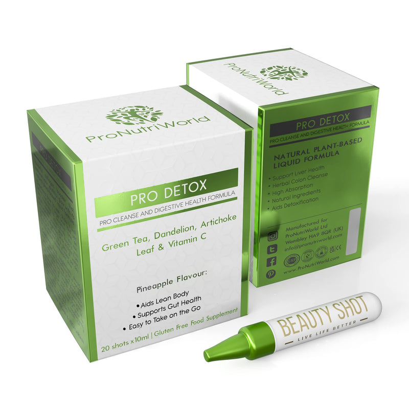 [Australia] - Liquid Detox Supplement, 20 Days Kidney Support, Liver and Colon Cleanse, Superfood and Vitamin Drink with Green Tea, Artichoke, Dandelion, Cherry Stem and Vitamins 