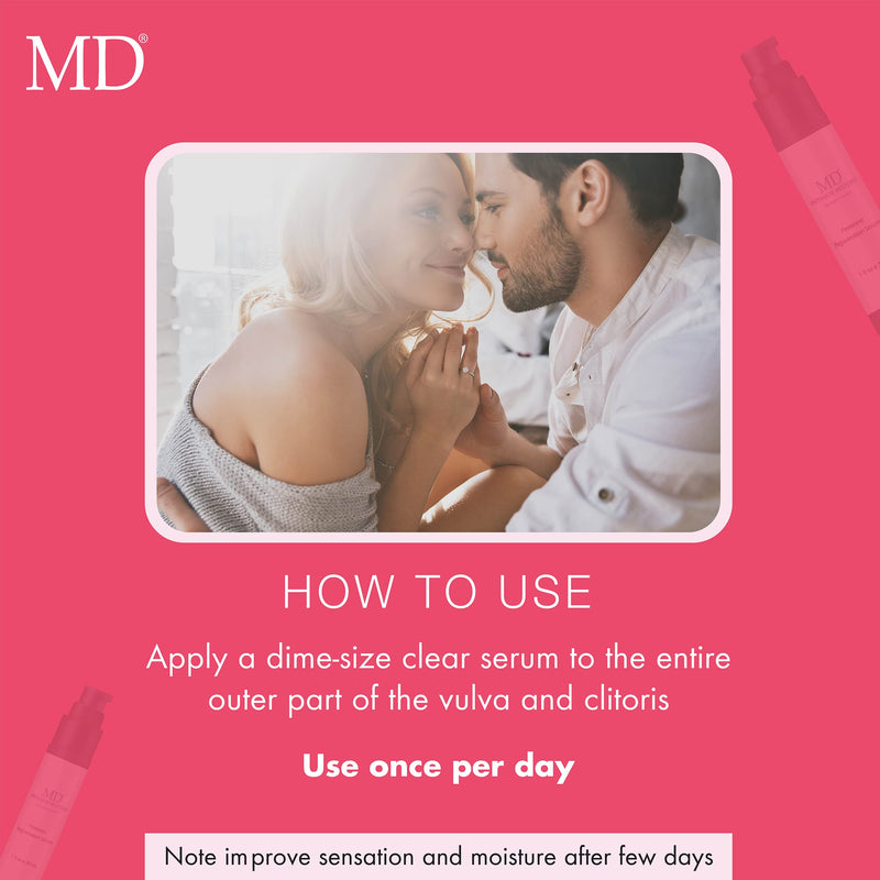 [Australia] - MD Intimate Restore Feminine Moisturizer for Rejuvenating Intimate Area| Helps to Restore Appearance, Sensation and Sensitivity|For External Use Only. 3 Month Supply (1 Fl Oz) 