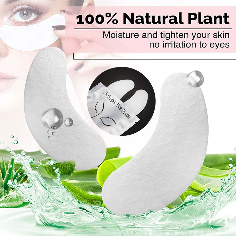 [Australia] - Eye Gel Pads, 30 Pairs Lint Free Eyelash Lash Extension Under Eye Patches Collagen Eye Pads For Makeup Beauty Mask Gel Eye Pads For Pro Salon and Individual Eyelash Extension Silver Fox-30 Pairs 