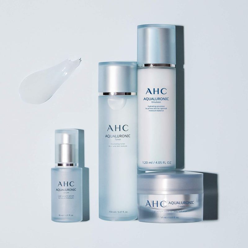 [Australia] - AHC Toner for Face Aqualauronic Hydrating Skin for Dehydrated Skin Triple Hyaluronic Acid Korean Skincare 5.07 oz 