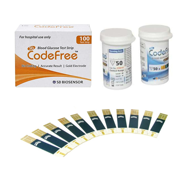 [Australia] - SD Codefree Blood Glucose Test Strips 