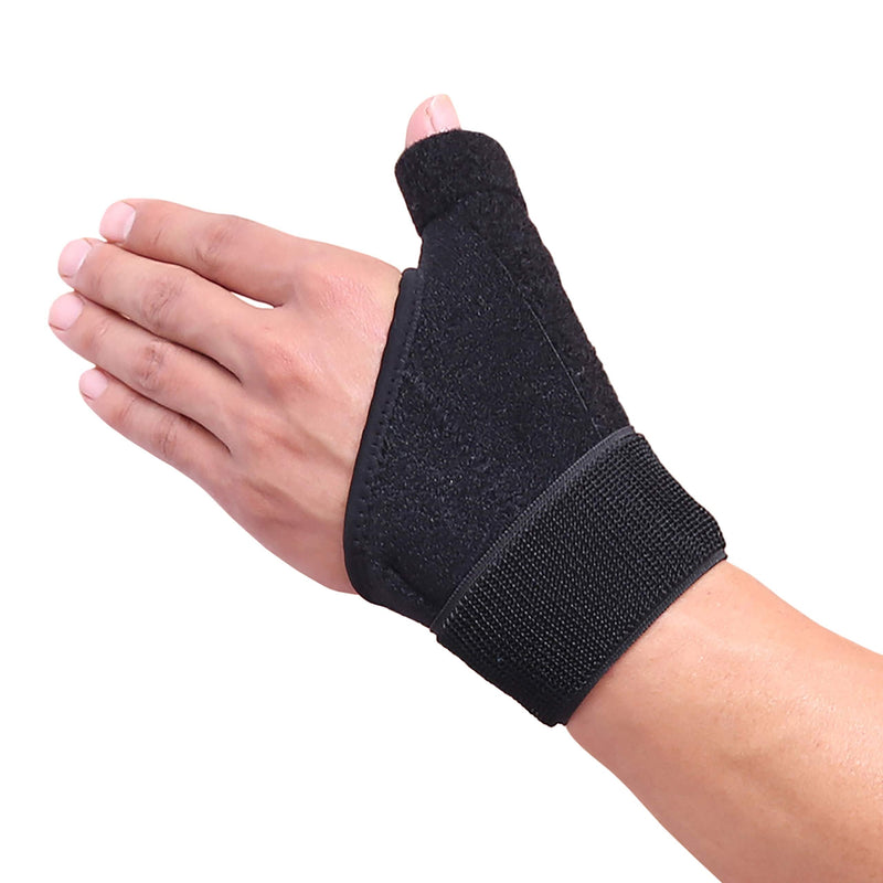 [Australia] - HiRui Wrist Brace Thumb Brace, Wrist Support Thumb Spica Splint for Men Women Kids, Wrist/Hands/Thumb Stabilizer for Sprains, Arthritis, Tendonitis, Carpal Tunnel, Pain Relief, Recovery - Adjustable (Right Hand - One Size) Right Hand - One Size 