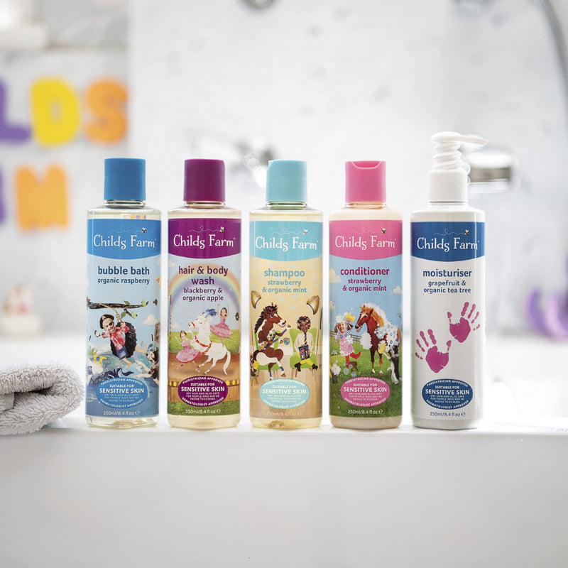 [Australia] - Childs Farm | Kids Conditioner | Strawberry & Organic Mint | All Hair Types | Conditions & Nourishes | Suitable for Dry, Sensitive & Eczema-prone Skin & Scalp | 500ml 