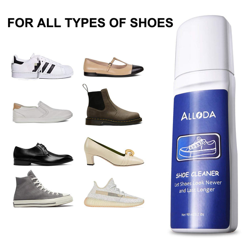 [Australia] - Shoe Cleaner+Shoe whitener, Sneaker Cleaner, Brush-Shoe Cleaning Kit, Alloda Clear 