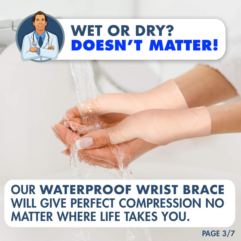 [Australia] - Dr. Frederick's Original Wrist and Thumb Brace - 4 Pieces - Spica Splint for Thumb Arthritis - Skier's Thumb - De Quervain's Tenosynovitis - Osteoarthritis - Medium Medium (Pack of 4) 