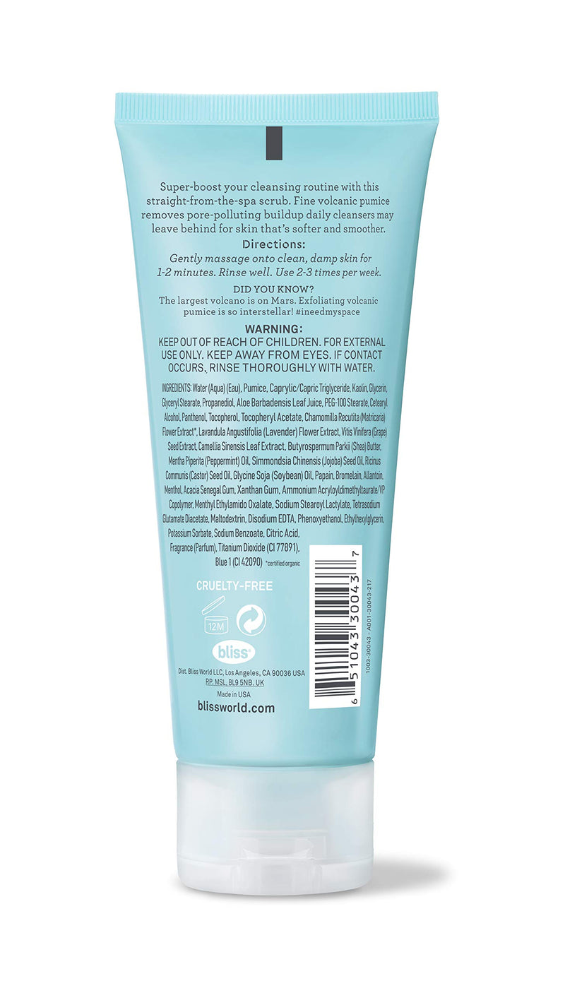 [Australia] - bliss Micro Magic | Skin-renewing Microdermabrasion Scrub | Straight-from-the-Spa | Tightens Pores & Brightens Skin | Paraben Free, Cruelty Free | 3.4 fl oz 