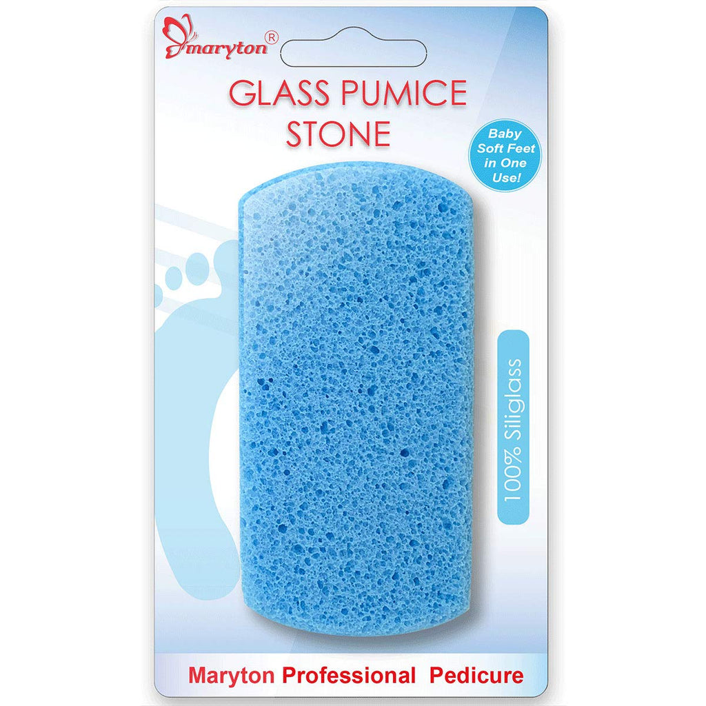 [Australia] - Maryton Pumice Stone for Feet, Double Sided Pedicure Tools Hard Skin 100% Siliglass Callus Remover, Exfoliates Feet & Smooths Skin 1 count (Pack of 1) 
