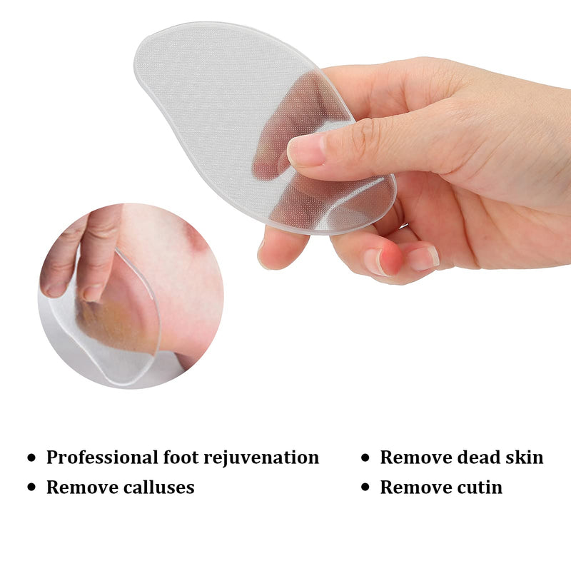 [Australia] - Nano Foot Scrubber, Professional Foot File Double‑Sided Glass with Nano-Level Grinding Points for Cracked Dry Skin for Dead Skin Removal for Wet and Dry Feet 
