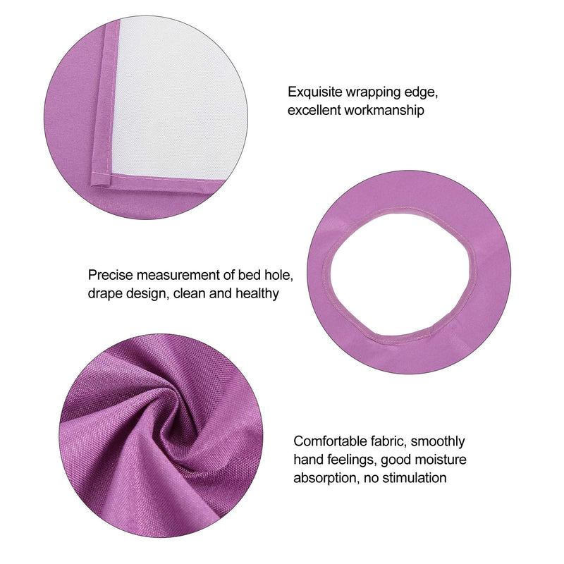 [Australia] - 2pcs Salon Bed Sheet, Waterproof Oil-proof Bed Cover Massage Bed Sheet Protecting Sheet for Salon SPA,Massage Table Cover Sheet Beauty Salon Bed Sheets(purple) purple 