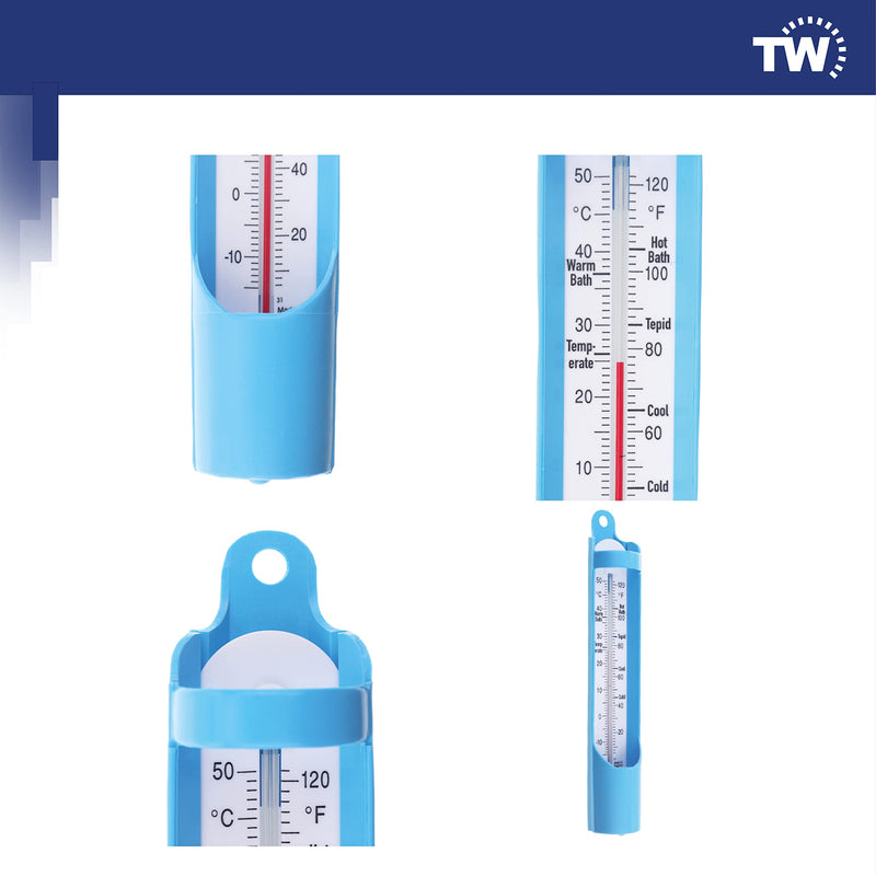 [Australia] - Bath Thermometer 230 mm - Scoop Sampling Water Temperature Thermometer for Baby, Elderly, Kids - Easy to use Water Thermometer to Monitor Bathing Temperature 