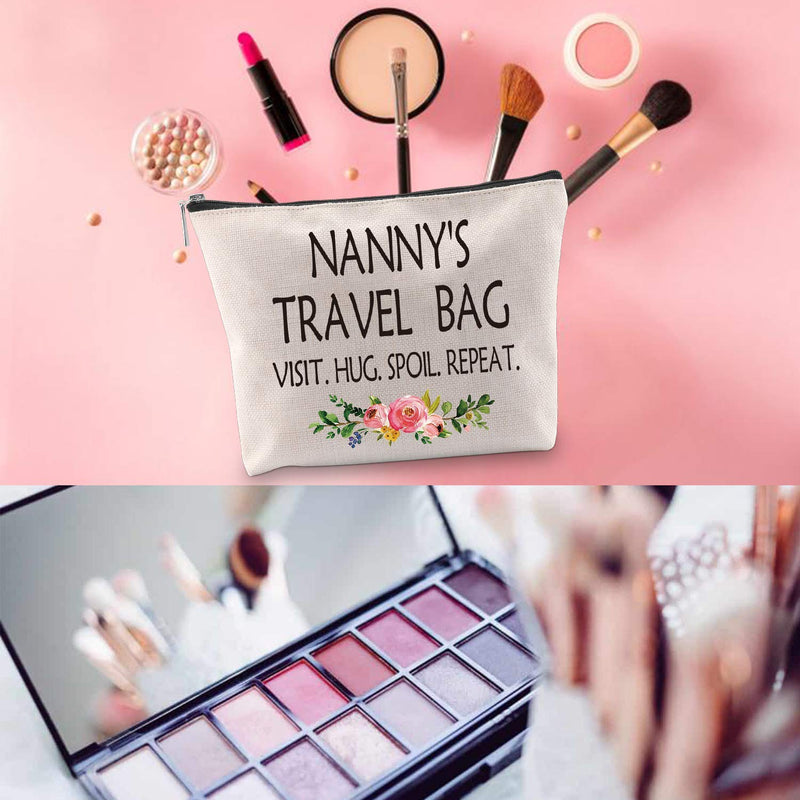 [Australia] - WCGXKO NANNY'S TRAVEL BAG VISIT HUG SPOIL REPEAT Makeup Bag (NANNY'S TRAVEL) 