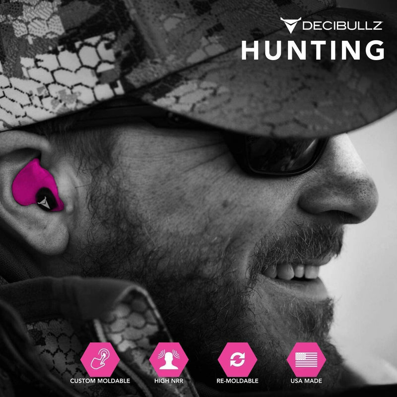 [Australia] - Decibullz Custom Molded Earplugs Pro Pack (Pink) 