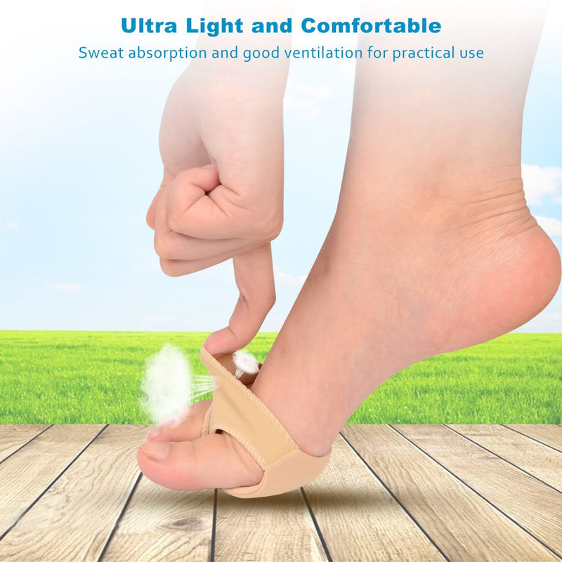 [Australia] - SOUMIT Metatarsal Pads - Soft Silicone Gel Foot Thongs, Forefoot Cushion Pads for Pain Relieve and Discomfort Sore Feet (EU40-45/ UK7-10.5) L UK7-10.5 Footpads 