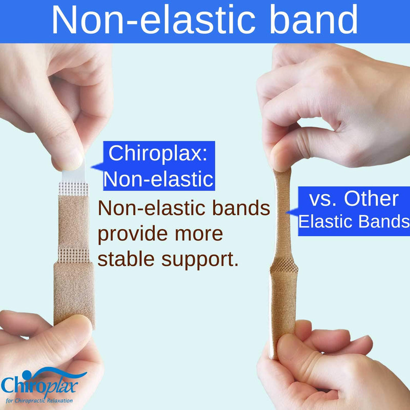 [Australia] - Chiroplax Non-Elastic Toe Wraps Buddy Tape (4 Pack) Broken Overlapping Hammer Toe Separator Brace Finger Cushion Bandages Splint Straightener 