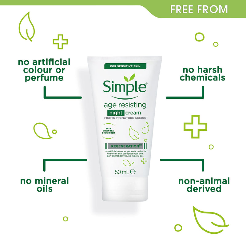 [Australia] - Simple Regeneration Age Resisting Night Cream 50 ml - Pack of 6 