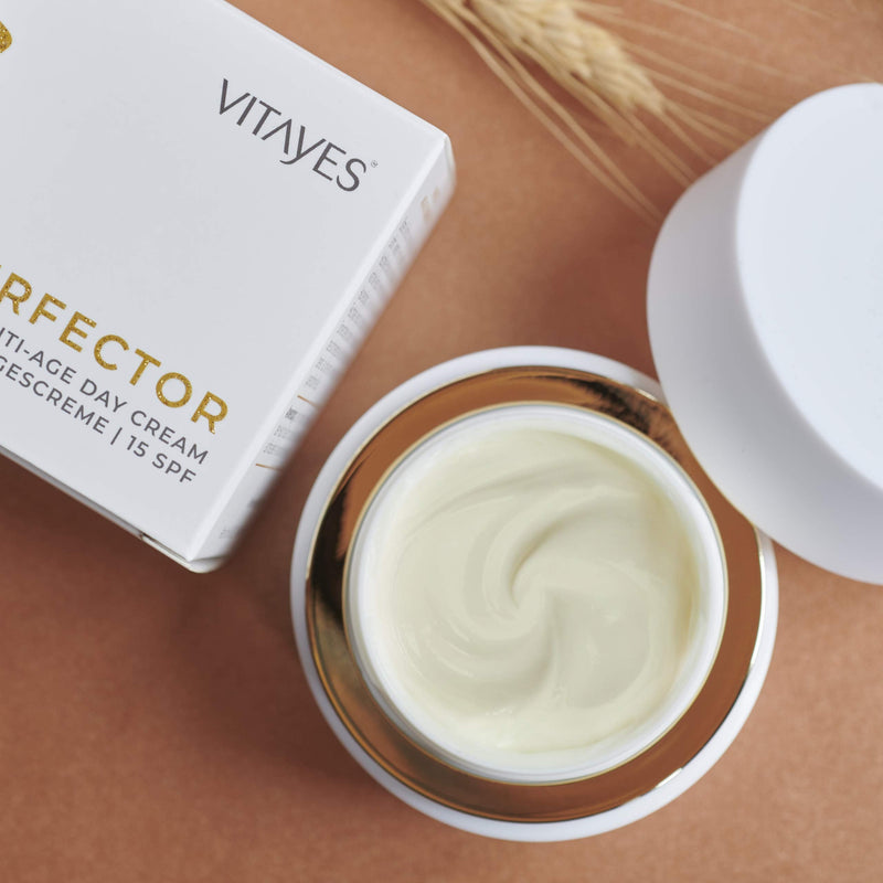 [Australia] - Vitayes Perfector Anti-age, day cream,15 SPF, face cream with 24-hour moisture for the skin, Repair and protect skin, smoother skin & reduction of wrinkles, Intensive care for the face 