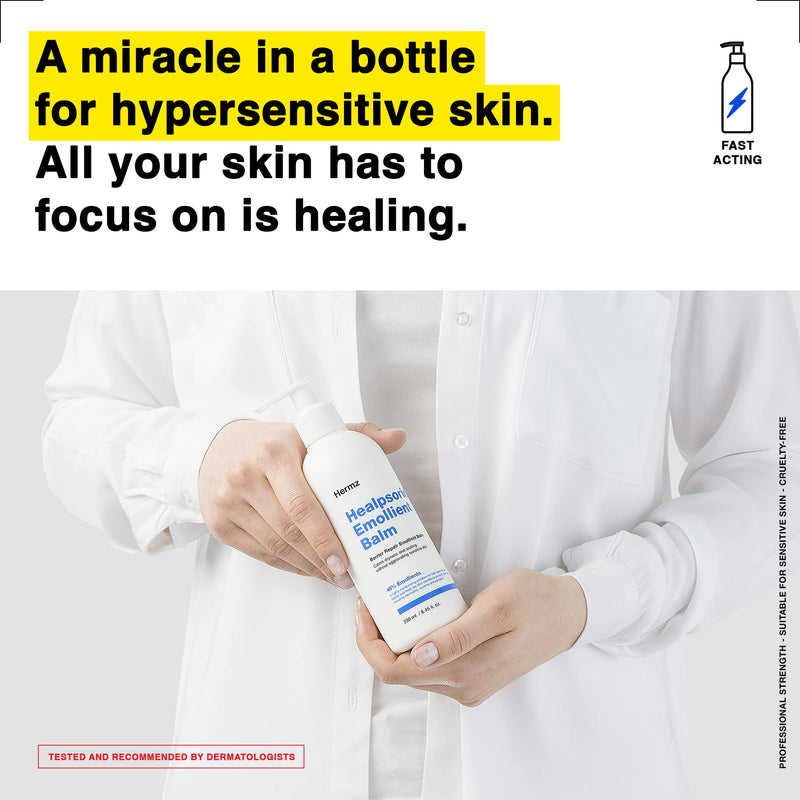 [Australia] - Healpsorin Emollient Balm: Itch Relief Cream Helps Repair Skin Barrier and Treat Conditions Such as Eczema, Psoriasis & Dermatitis - Rash Cream Calms Dryness & Scaling Without Inflaming Sensitive Skin 