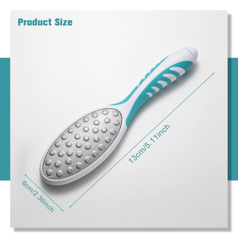 [Australia] - FVION Foot File Dead Hard Skin Remover – Pedicure Rasp Cracked Heels, Double Side Professional Callus Removal for Feet, Stainless Steel Foot Scraper for Feet Care 