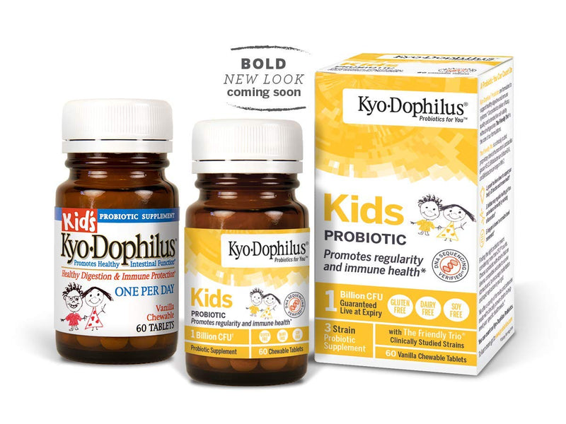 [Australia] - Kyo-Dophilius Kids Probiotic, Promotes Regularity and Immune Health*, 60 tablets (Packaging may vary) 
