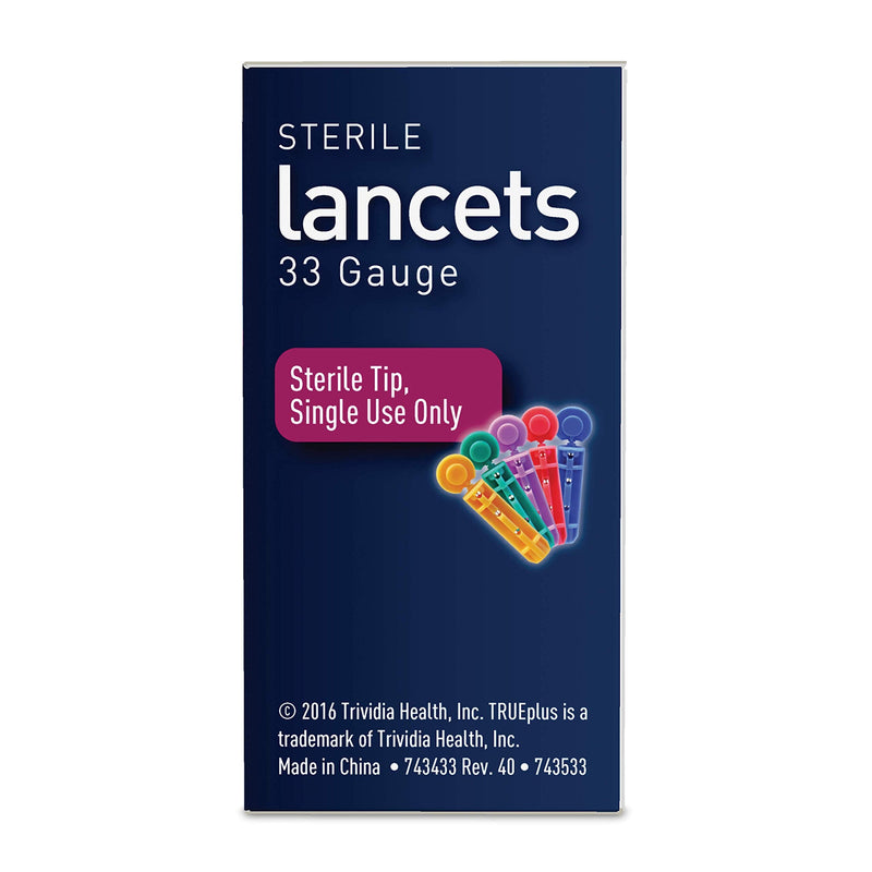 [Australia] - 3 x 100ct 33g TRUEplus® Lancets + TRUEplus® Log Book 