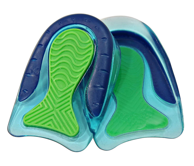[Australia] - KidSole Sport Traction Shock Absorbing Lightweight Gel Heel Cups for Kid's with Sensitive Heels, Heel Spurs, Plantar Fasciitis, or Ankle Pain (2 Pairs, 4 Single Heelcups) (Kid's Size 3-7) Kid's Size 3-7 