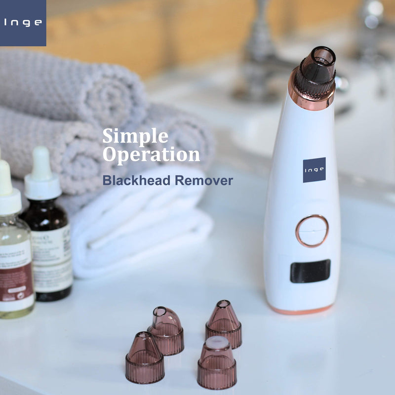 [Australia] - Inge Blackhead Remover/Blackhead Extractor/Pore Cleaner/Blackhead Suction Remover/Pore Sucker/Spot Vacuum/Pimple Remover/Nose Pore Vacuum/Pore Extractor - Includes Acne Removal Tools 