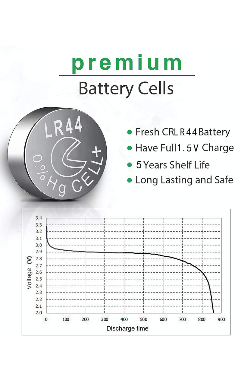 [Australia] - Beidongli LR44 Batteries AG13 357 high Capacity 1.5V Button Coin Cell Battery (20pack) 20pack 