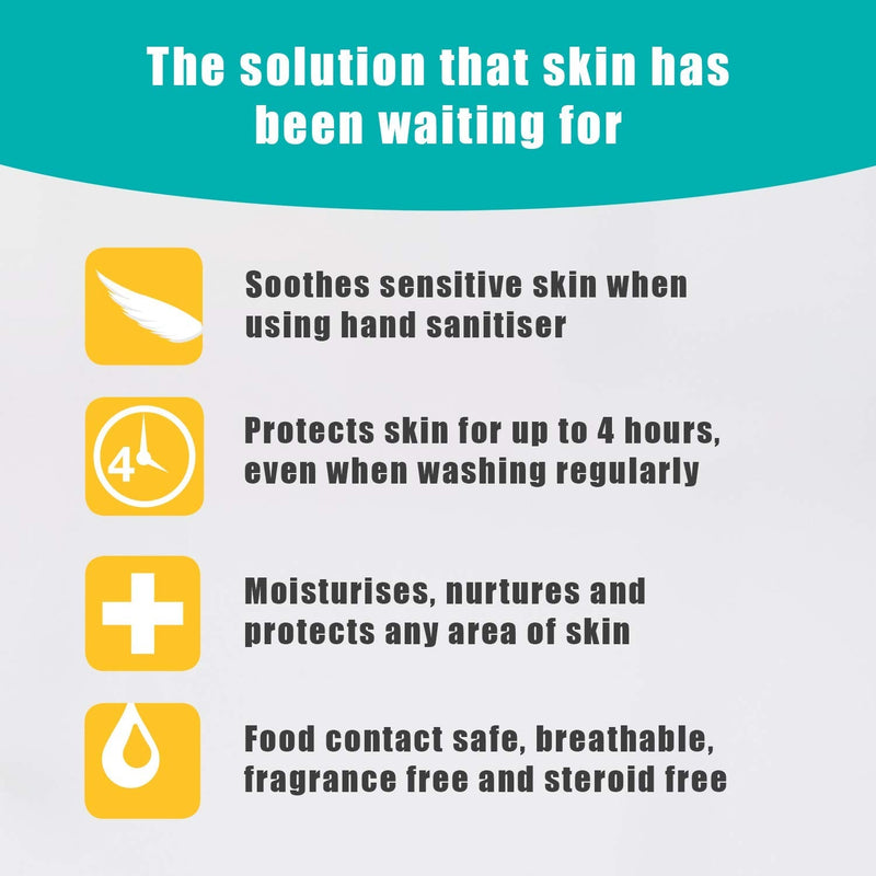 [Australia] - Derma Shield Barrier Cream 100ml Lotion - The Ultimate Waterproof Skin Shield for Hands, Body, Face - Clinically Proven Protection and Relief for Contact Dermatitis, Dry Skin 