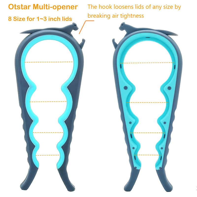 [Australia] - Jar Opener Bottle Opener and Ring Pull Can Opener for Weak Hands Arthritis Hands, Elderly and Children 
