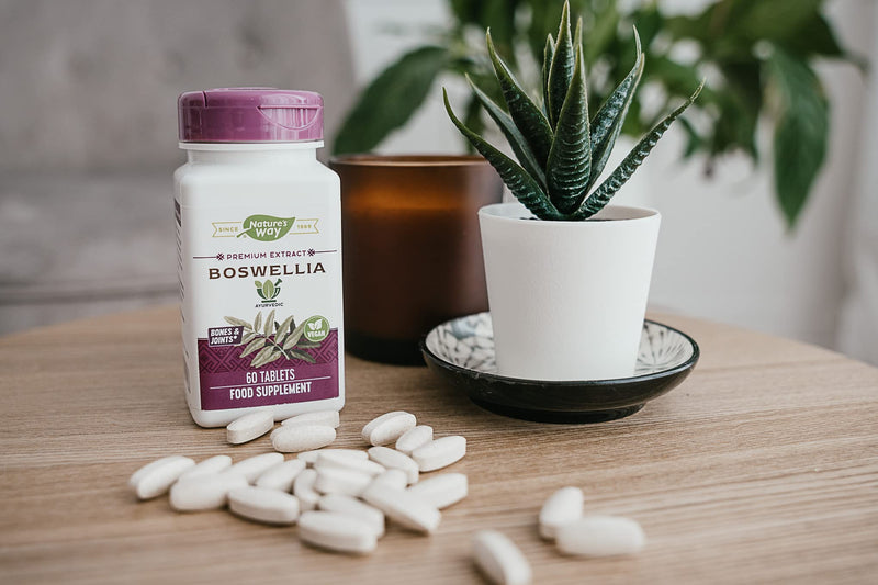 [Australia] - Nature's Way Boswellia Premium Extract - Helps to Keep Joints Flexible and Comfortable - Suitable for Vegetarians and Vegans - 60 Tablets 