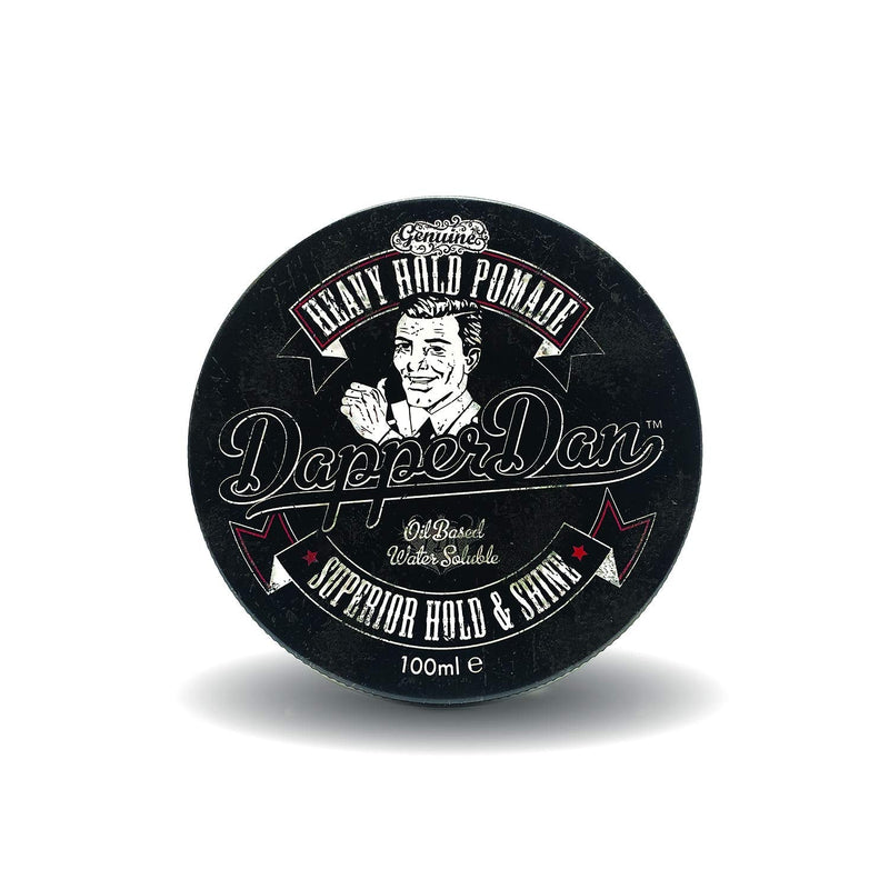 [Australia] - Dapper Dan Heavy Hold Pomade, Heavy Hold Styling Pomade For Superior Hold Mens Hair Styling Product, 2 x 100 ml 100 ml (Pack of 2) 
