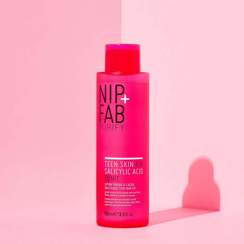 [Australia] - Nip + Fab Salicylic Acid Fix Tonic for Face with Witch Hazel, Lotus Flower Extract BHA Toner for Breakouts Minimize Pores Oil Control, 98ml 
