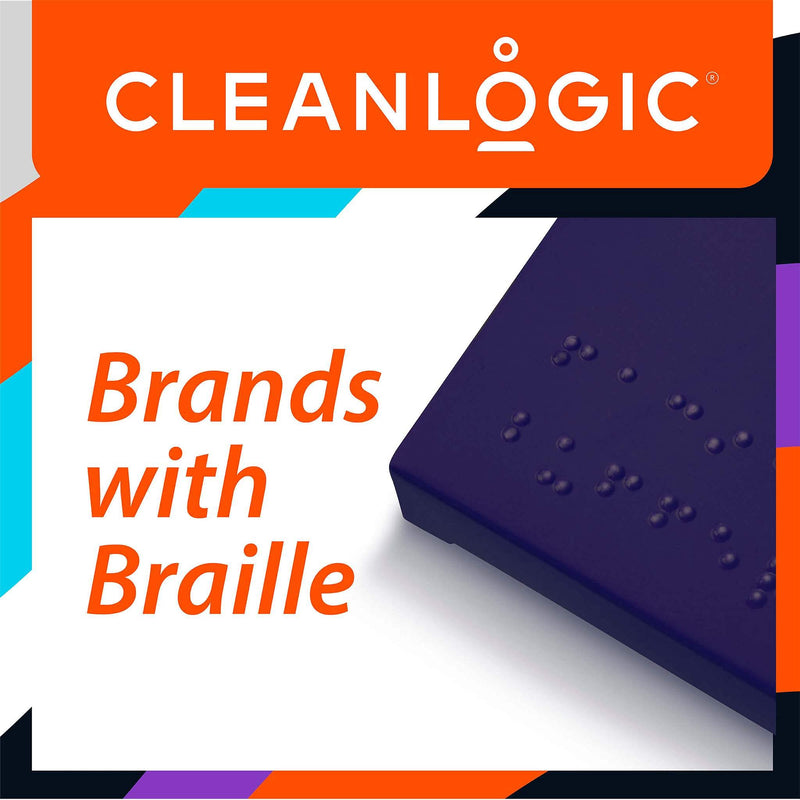 [Australia] - Cleanlogic Detoxify Purifying Charcoal Exfoliator Dual Texture Round Body Scrubber, 3 Count 
