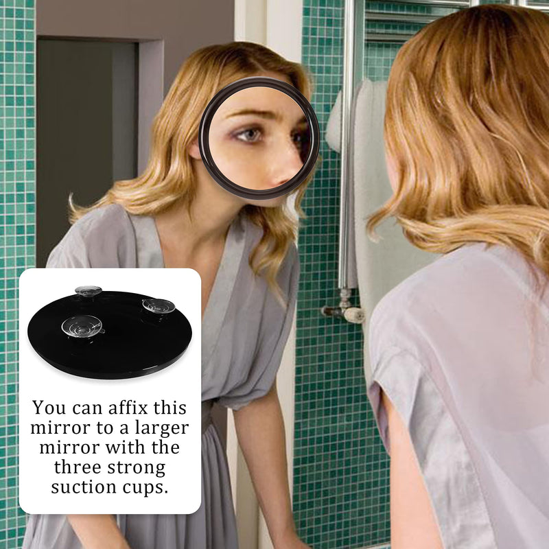 [Australia] - 20X Magnifying Mirror with Suction Cups,6 Inch, Use for Makeup Application, Tweezing, and Blackhead/Blemish Removal 