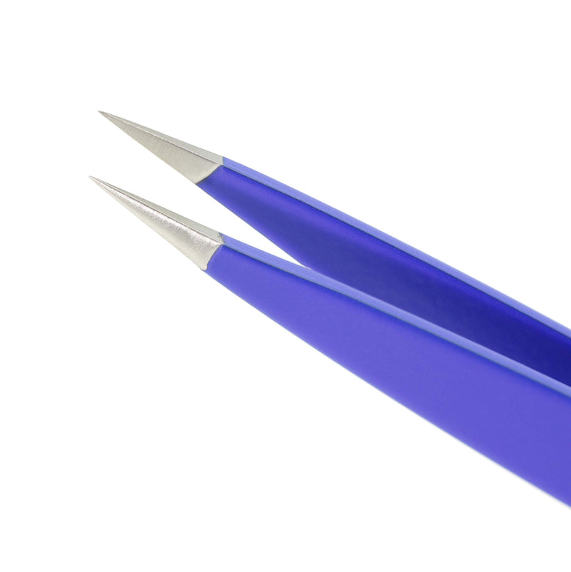 [Australia] - REMOS Splinter Tweezers with Extra fine tip Stainless Steel 9.5 cm - Blue Darkblue 