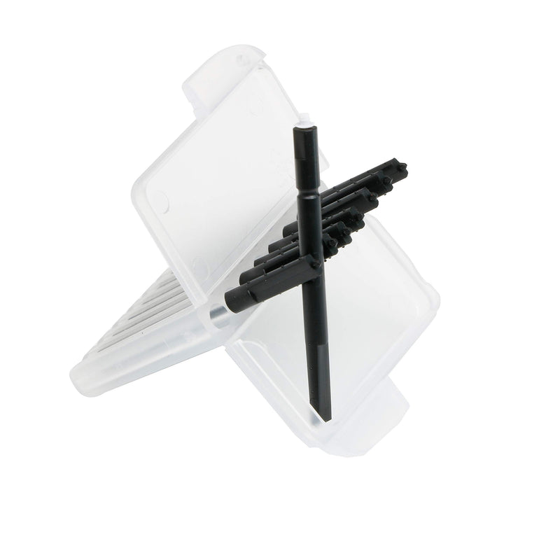 [Australia] - Hearing aid Wax Guard Filter for phonak, widex and Resound Wax Traps Hear Clear Cleaning kit Accessory (40 Filters) (Black) 