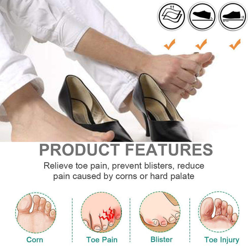 [Australia] - Reppkyh 120 Pads Callus Cushions Corn Pads Self Adhesive Soft Foam Pads for Toe Corn and Foot Protectors and Thick Corn Cushions Toe Pads Nude 120 Pcs 